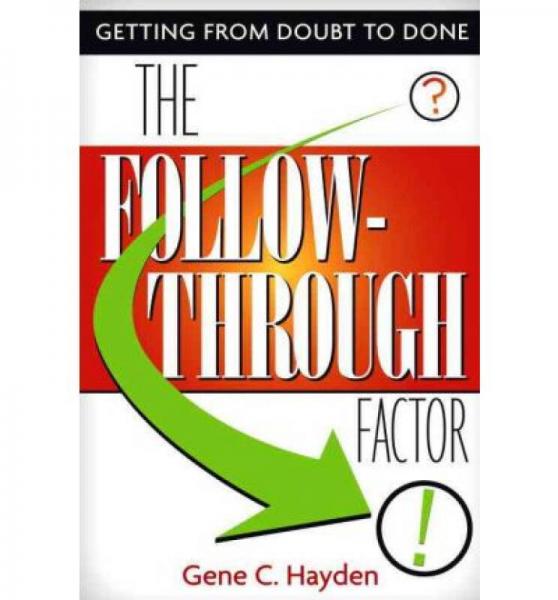 The Follow-Through Factor  Getting from Doubt to