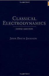 Classical Electrodynamics(3rded)