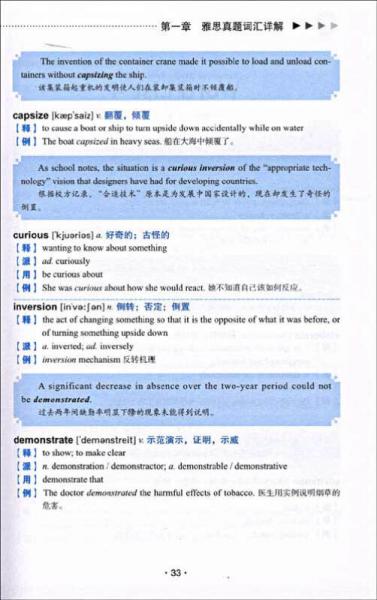 剑桥雅思真题核心词汇