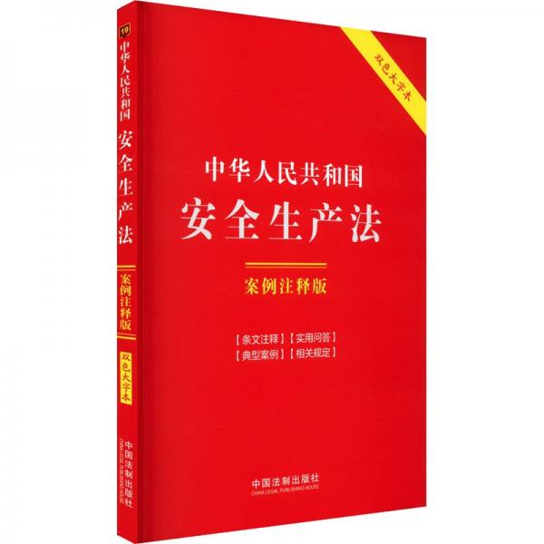 中華人民共和國(guó)安全生產(chǎn)法：案例注釋版（雙色大字本·第六版）