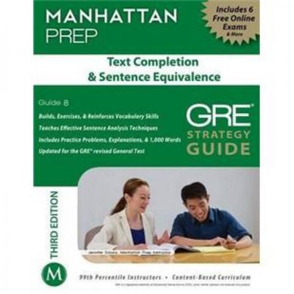 Text Completion & Sentence Equivalence GRE Strategy Guide, 3rd Edition
