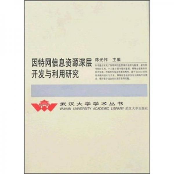 因特網(wǎng)信息資源深層開發(fā)與利用研究