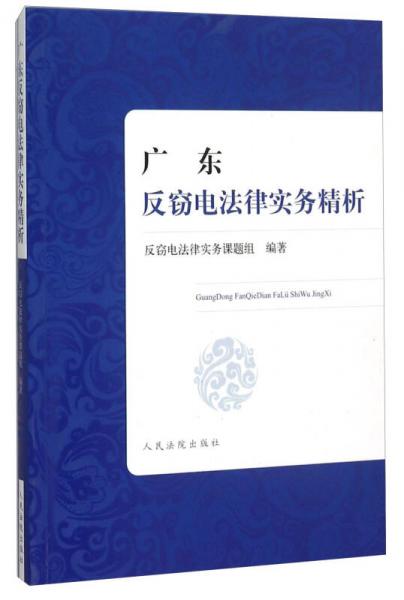 广东反窃电法律实务精析