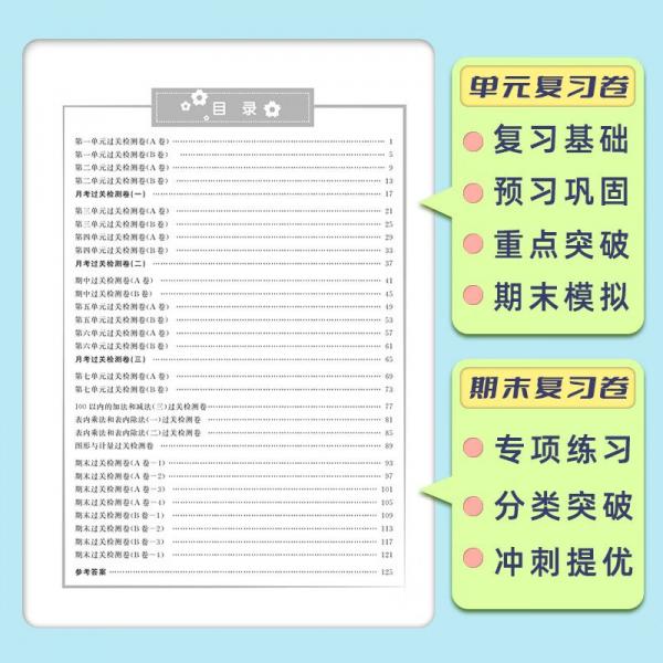 阳光同学2022秋全优好卷数学二年级上册苏教版同步课本小学课堂达标测试卷全套