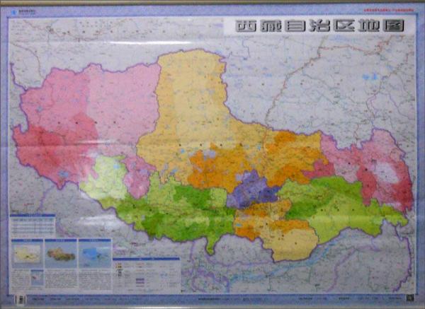 2016年1:200万西藏自治区地图（双膜 ）
