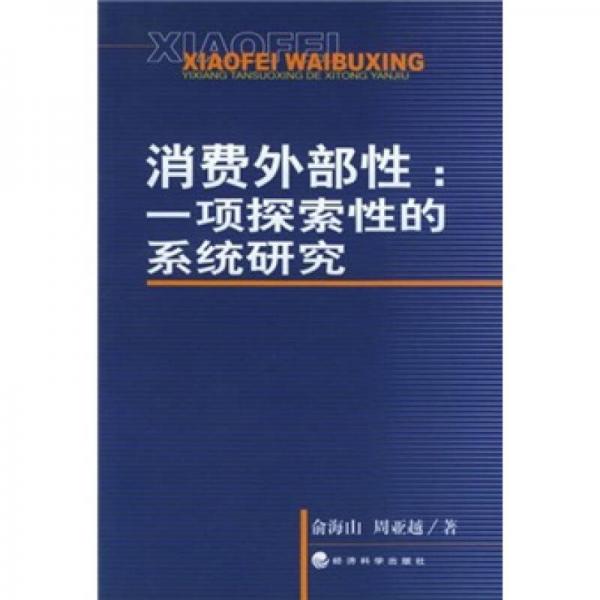 消费外部性：一项探索性的系统研究