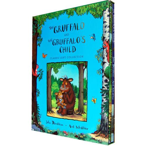 Classic Gift Collection: Gruffalo & Gruffalo's Child Slipcase 咕噜牛精装礼品书（两册）：《咕噜牛》、《咕噜牛小妞妞》