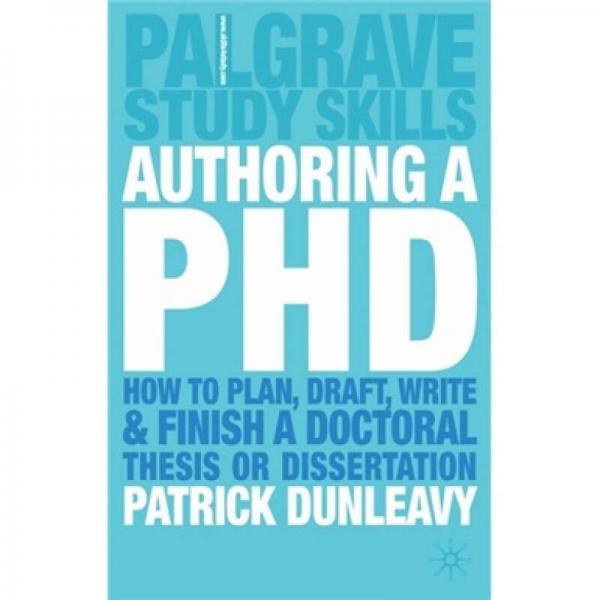 Authoring a PHD  PhD写作