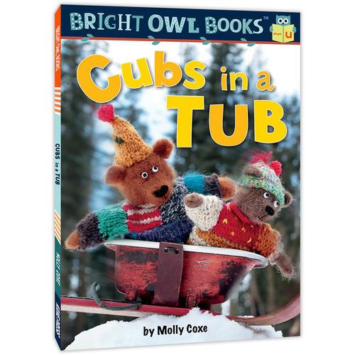 貓頭鷹自然拼讀：澡盆雪橇（短元音u）Bright Owl Books: Cubs in a Tub