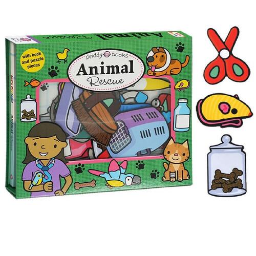 英文原版 小小角色扮演家Let\'s Pretend Animal Rescue寵物醫(yī)生 游戲紙板操作書 寶寶益智專注力開發(fā)3-6歲