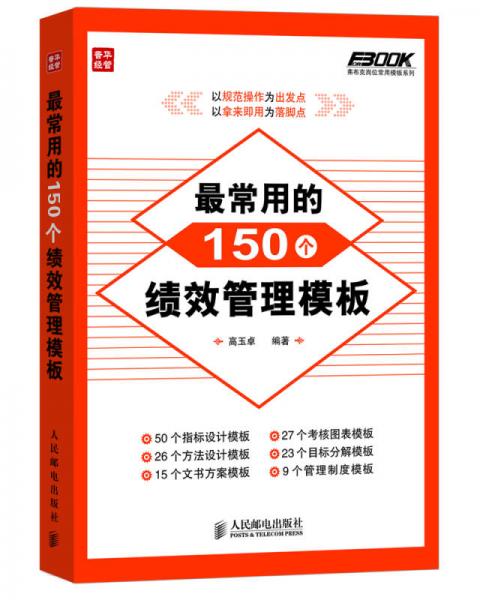 最常用的150個績效管理模板