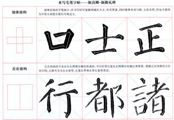 华夏万卷·水写毛笔字帖:颜真卿 颜勤礼碑