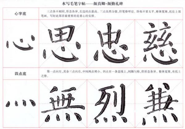 华夏万卷·水写毛笔字帖:颜真卿 颜勤礼碑