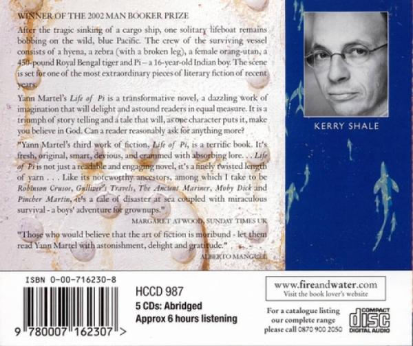 Life of Pi [Audio CD][少年派的奇幻漂流]