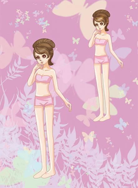 俏公主换装涂色：宫廷丽影