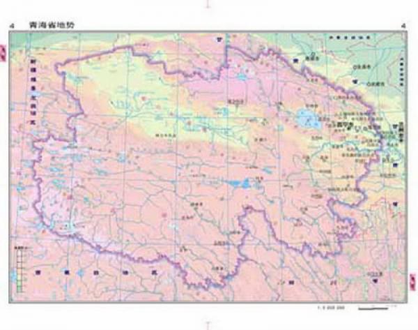 中国分省系列地图册：青海省地图册