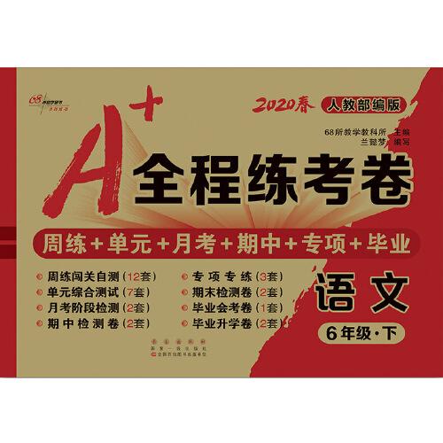 A+全程练考卷语文6年级下册20春人教部编版