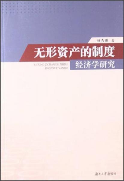 无形资产的制度经济学研究