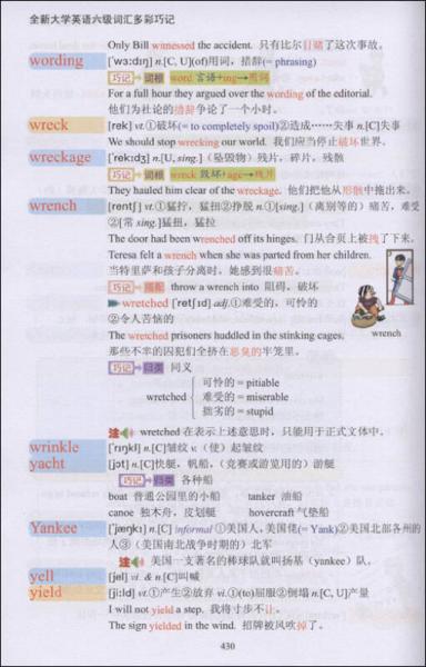 全新大学英语6级词汇多彩巧记