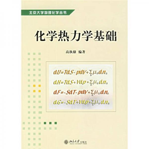 化學(xué)熱力學(xué)基礎(chǔ)/北京大學(xué)物理化學(xué)叢書(shū)