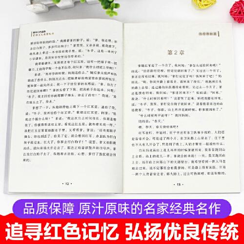 闪闪的红星 爱国主义教育丛书红色革命经典书籍小学生课外阅读书老师推荐少年励志图书适合6-9-12岁一二三四五六年级上下册课外书必读