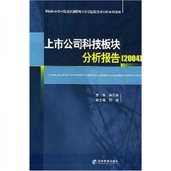 上市公司科技板块分析报告2004