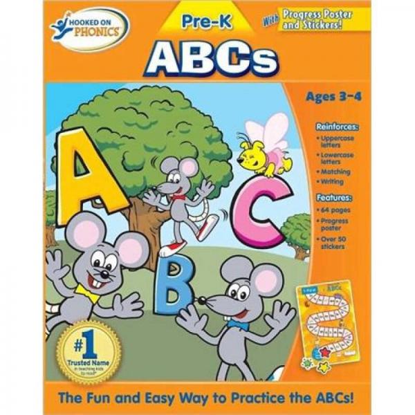 Hooked Phonics Pre-K ABCs Workbook  自然拼讀
