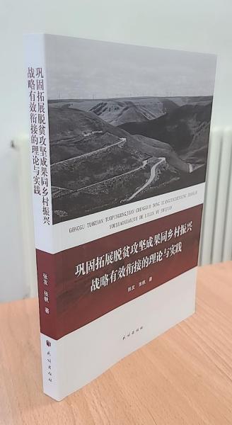 巩固拓展脱贫攻坚成果同乡村振兴战略有效衔接的理论与实践