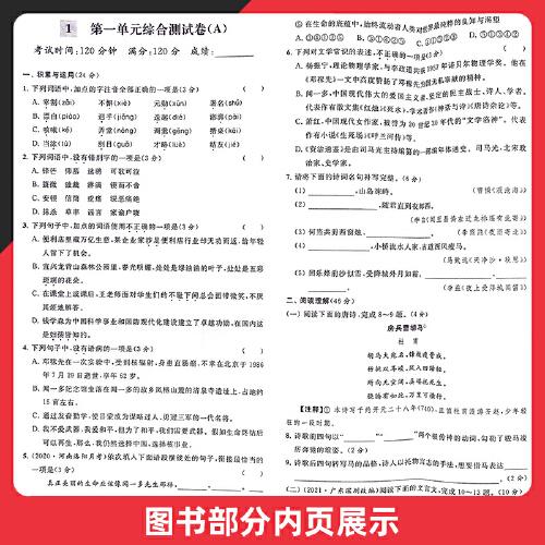 2022亮点给力大试卷七年级下册语文人教部编版初中生初一7七下同步跟踪文言文现代文阅读理解专项训练分类汇编期末冲刺复习卷