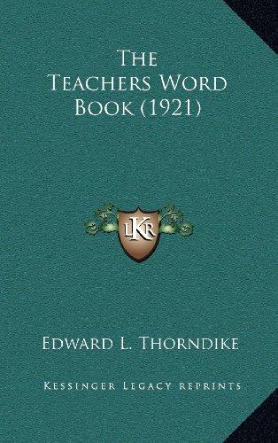 The Teachers Word Book 