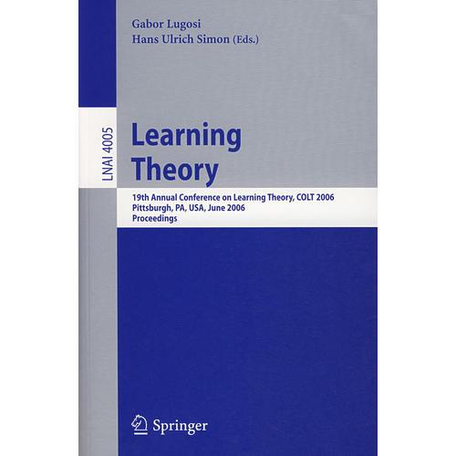 学习理论： COLT 2006/会议录Learning theory 