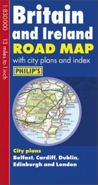 Philip's Britain and Ireland Road Map (Philip's Road Maps) [Map]