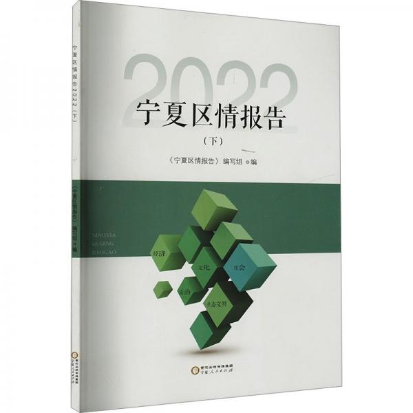 宁夏区情报告2022（下） 世界地图 《宁夏区情报告》编写组编 新华正版