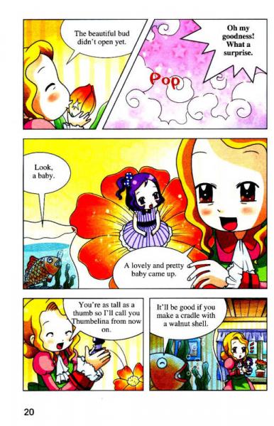 经典漫画英语：拇指姑娘