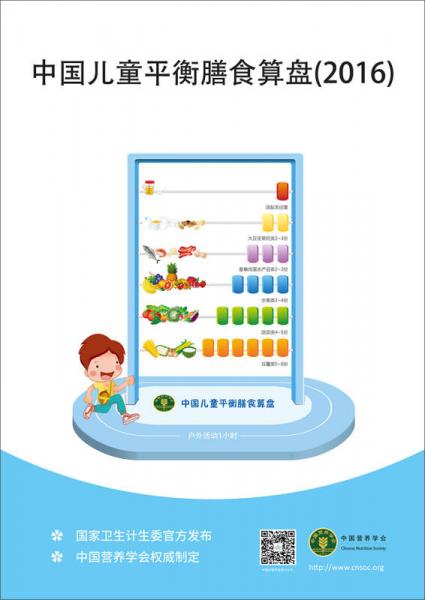 中国儿童平衡膳食算盘（2016）