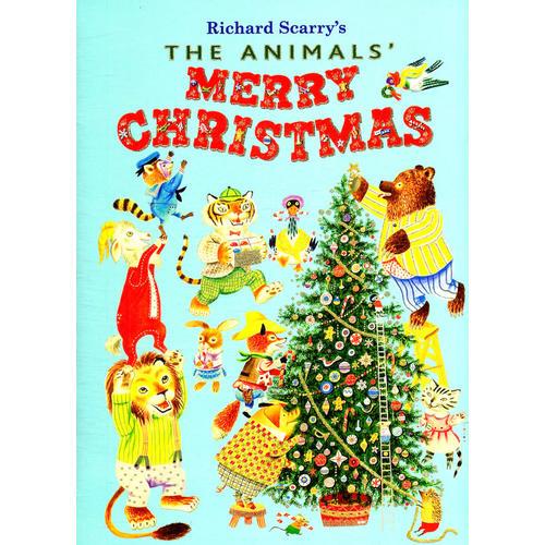 The Animals' Merry Christmas (Little Golden Book) 动物们的圣诞节(金色童书) 