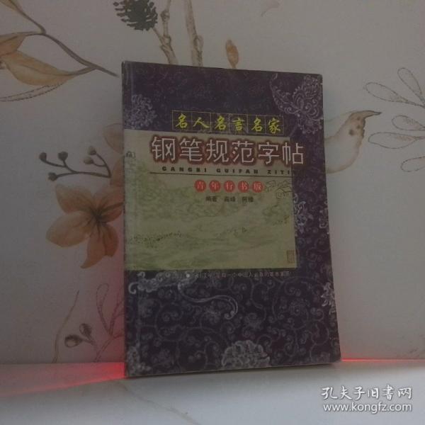 名人名言名家鋼筆規(guī)范字帖