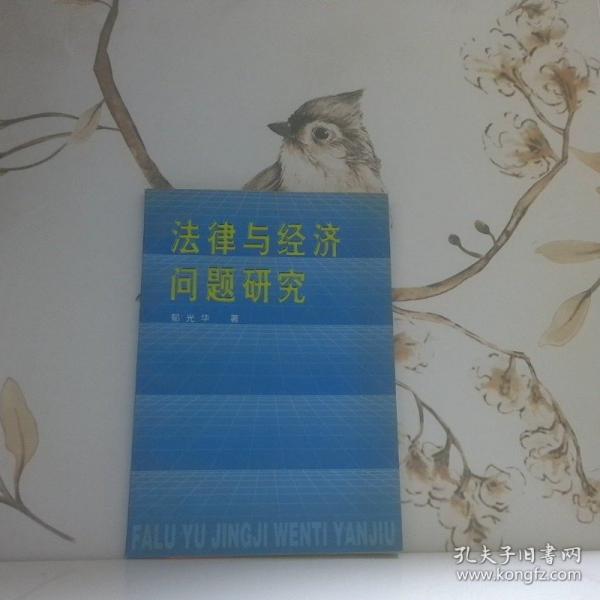 法律與經(jīng)濟(jì)問題研究