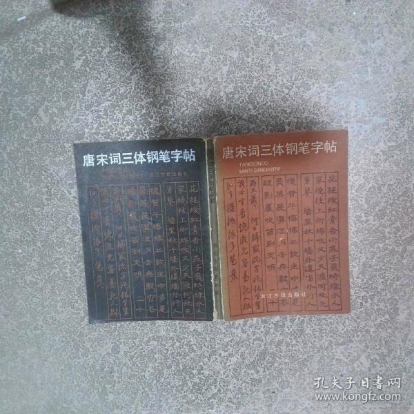 唐宋詞三體鋼筆字帖