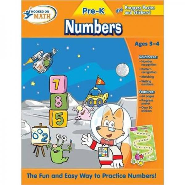 Hooked on Math: Pre-K Numbers Workbook
