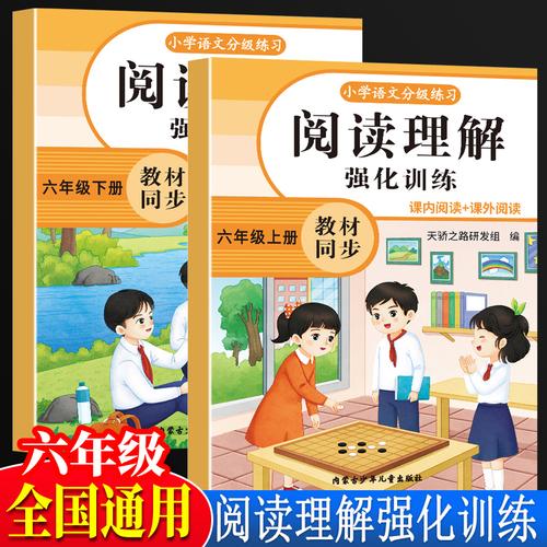 全2冊閱讀理解強化訓(xùn)練六年級上下冊 小學(xué)生語文課外強化答題解題技巧每日一練閱讀真題100篇6年級上冊下冊語文同步暑期閱讀專項訓(xùn)練課外書