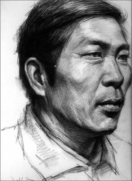 王艳君素描头像结构与明暗