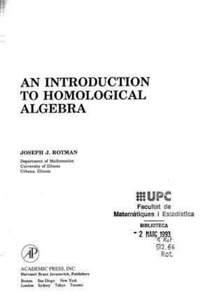 an introduction to homological algebra
