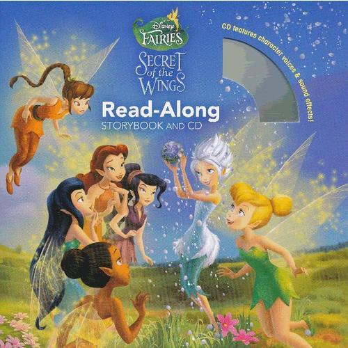 Read-Along系列：Disney Fairies: The Secret of the Wings 奇妙仙子的羽翼之谜(书+CD) ISBN9781423152019