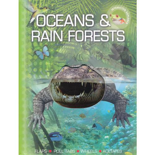 Interactive Explorer: Oceans and Rain Forest 互动探索系列：海洋和雨林(立体活动书) 