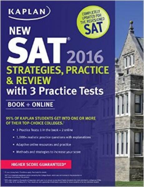 Kaplan New SAT 2016 Strategies, Practice and Rev
