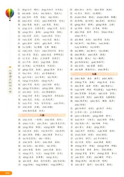 经纶学典·小学语文知识大全