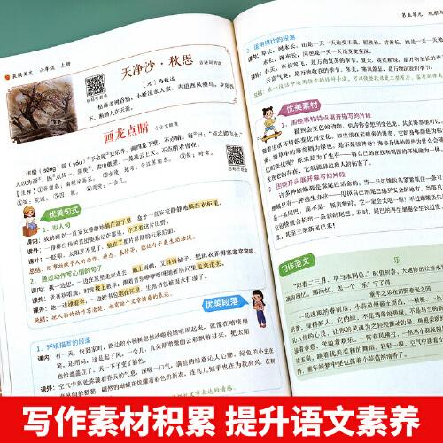 2023秋 六年级上册语文晨读美文注音版小学生每日晨读美文晚诵带拼音的课外阅读六年级上晨读美文实验班版
