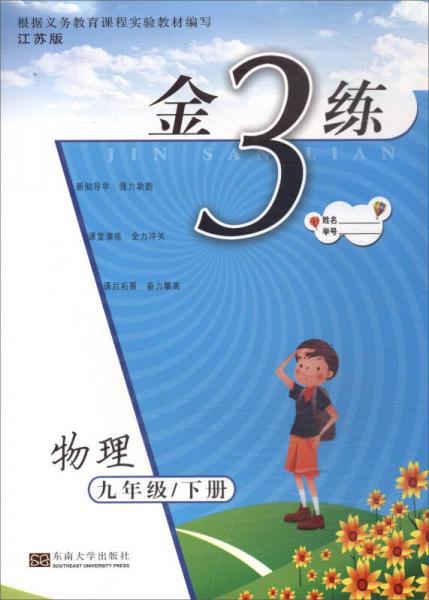 2018春 金3练：九年级物理下册（新课标江苏版）