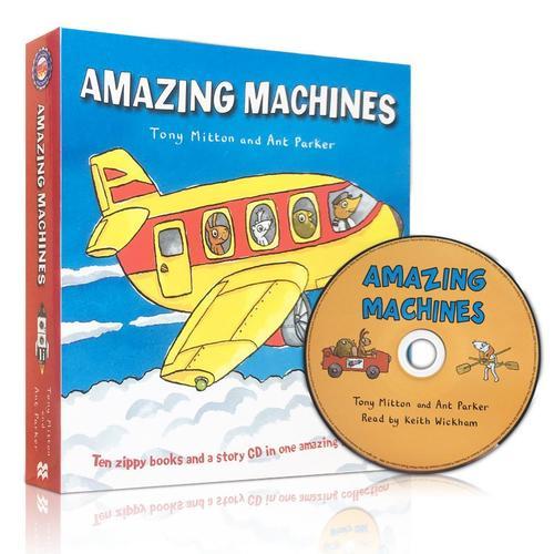 Amazing Machines (10Books+CD)神奇机器（10本书+CD)